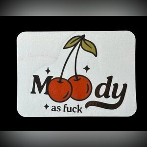 Moody Cherries Rectangle Refrigerator Magnet Multicolor New Humorous
